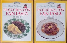 2 volumi In cucina con fantasia LE CARNI Wilma De Angelis De Agostini Idea Donna