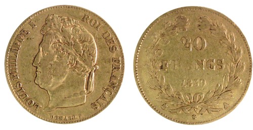 Franchi oro louis philippe - 20,