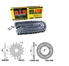 KIT TRASMISSIONE SWM RS125R 2015 2016 2017 AL 2021 CATENA DID 428 CORONA PIGNONE