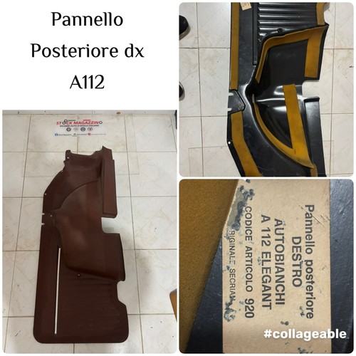 Pannello posteriore - posteriore, dx
