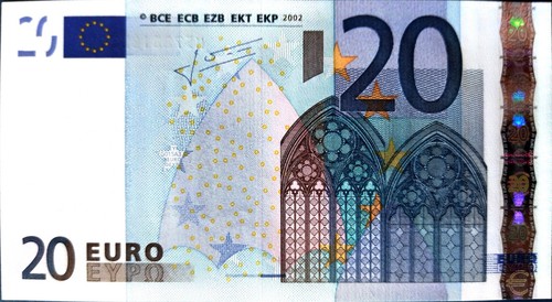Banconota euro trichet - trichet, fds
