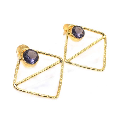 Orecchini perno geometrico - orecchini,
