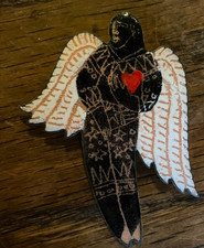 VECCHIA SPILLA smaltata - Angelo - Cuore