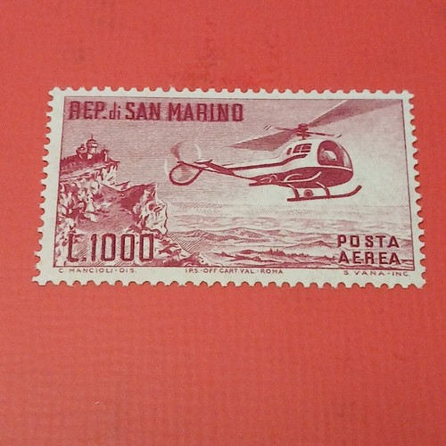 San marino francobollo - marino, 1000