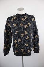 MOSCHINO UNDERBEAR FELPA UOMO TG S SWEATSHIRT MAN ITALY VINTAGE COTONE LOGO