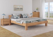 Quattro varianti di matrimoniale largo in Faggio 180x200 bordo alto V-60.80-18