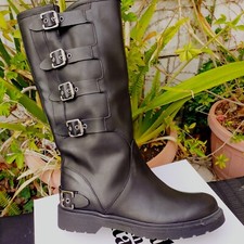 Stivali DONNA PELLE Anfibi 38