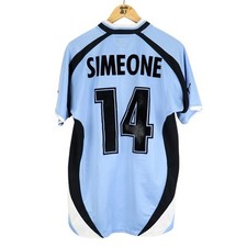 2000-01 Lazio Maglia #14 Simeone Puma Siemens M  SHIRT MAILLOT TRIKOT