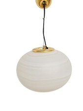 Lampadario Vetro Murano Satinato anni 70