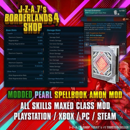 Borderlands modded class - modded,