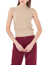 Yes Zee maglia smanicata lurex