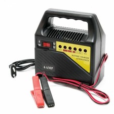 CARICABATTERIE PROFESSIONALE 6V 12V AUTO MOTO CAMPER BARCA 6A CARICABATTERIA 5,0