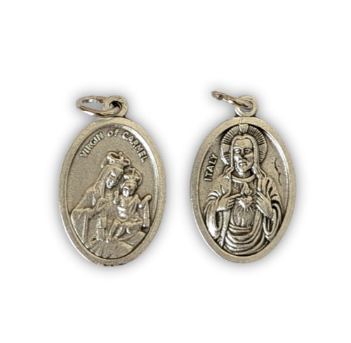 Medaglia madonna del - del, carmelo