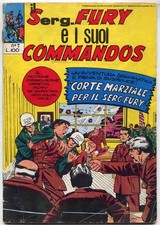 [901] SERGENTE FURY E I SUOI COMMANDOS ed. Le Maschere 1966 n. 7 stato Quasi Ott