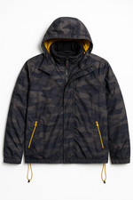 Giacca mimetica con cappuccio