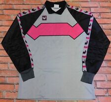 UHLSPORT MAGLIA CALCIO SHIRT NOLEL PORTIERE VINTAGE MADE IN GERMANY (453) tg 7/8