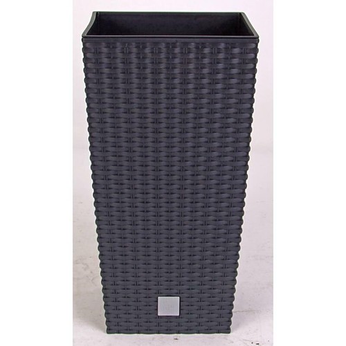 Vaso per piante polyrattan - vaso, in