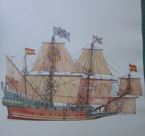 Stampa nave storica - storica, un