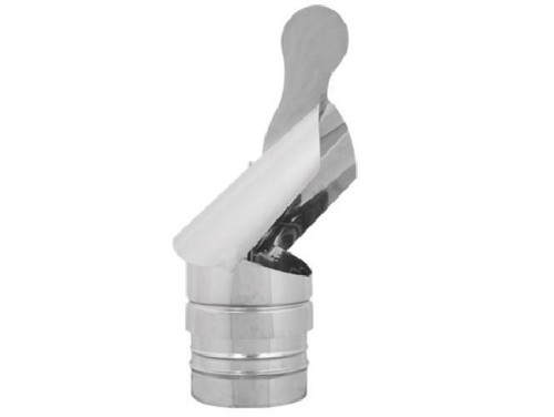 Fumaiolo girevole inox tondi - girevole,