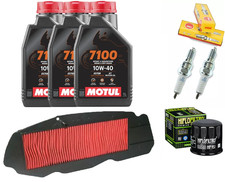 KIT/TAGLIANDO HONDA FJS 400 600 SILVER WING OLIO MOTUL 7100 10W40 FILTRI CANDELE