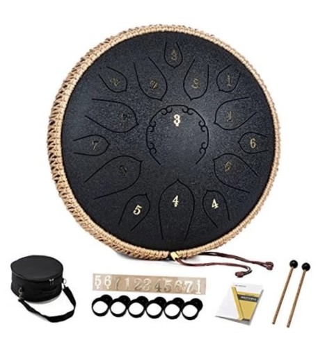 Steel tongue drum - drum, 15
