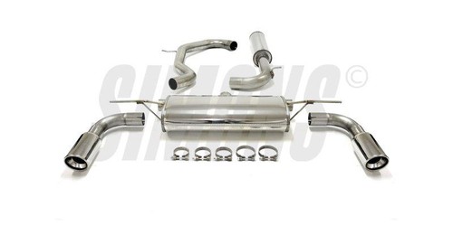 Scarico sportivo acciaio inox