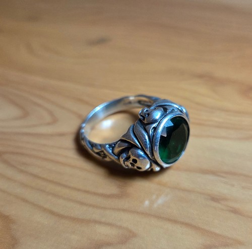 Anello teschio jack - teschio, sparrow