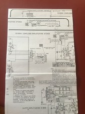 Juke box AMI Conti. 2 Microtecnica copia schemi(3 fogli)  Pre e Ampli finale