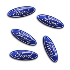 FORD LOGO EMBLEMA STEMMA FREGIO 18 X 7 mm CHIAVI FOCUS KA ECOSPORT KUGA FIESTA