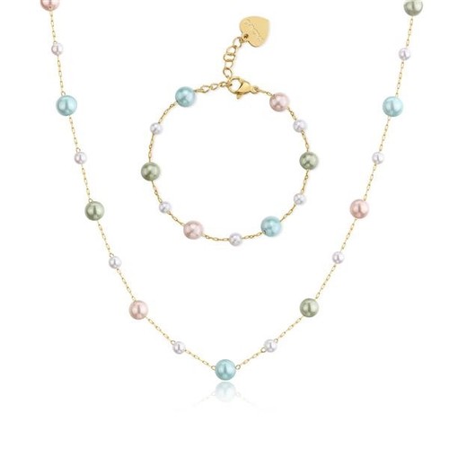 Bracciale collana perle - collana,