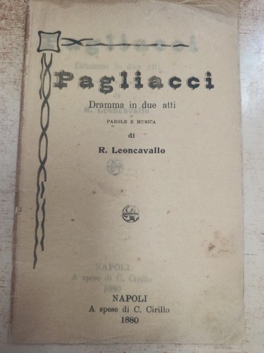 Leoncavallo pagliacci c - pagliacci,