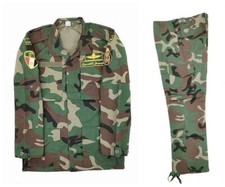 Uniformi mimetiche originali Egitto esercito ONU e forze speciali M81 Green Woodland 