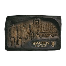 Insegna BIRRA SPATEN MUNCHEN Pubblicitaria Pubblicità Monaco Bar Birreria Locale