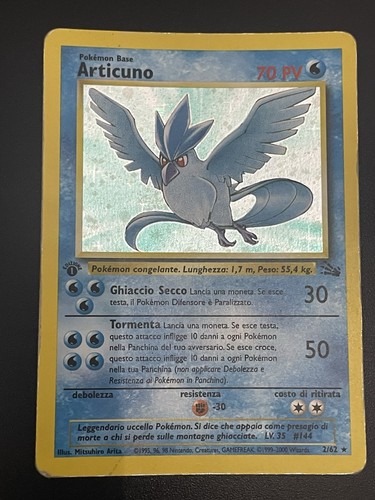 Carte pokemon articuno 62 - carte,