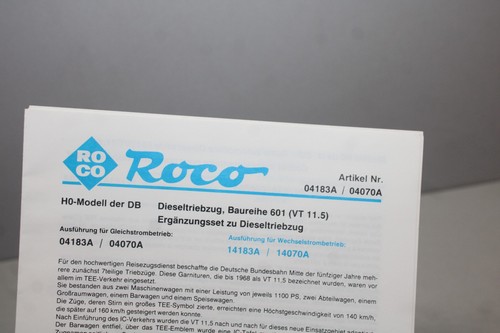 Roco manuale operativo 04183a - manuale,