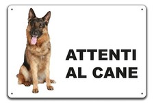 Cartello Attenti al Cane in