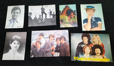 Lotto 7 Cartoline Foto Gruppi Cantanti Musicali Anni 60 Beat Autografate Rarità