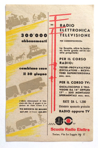 Pubblicita scuola radio - scuola,
