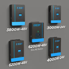 Inverter ibrido EDECOA inverter 3KW 4.2KW 6.2KW 10,2KW MPPT 12 24 48V WIFI