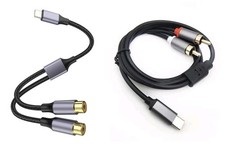 Cavo audio USB-C a Chinch 2x