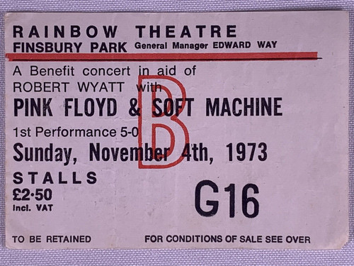 Pink floyd biglietto originale - pink,