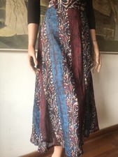 gonna lunga  cotone batik vintage