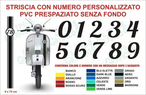 Striscia sticker numero - striscia,