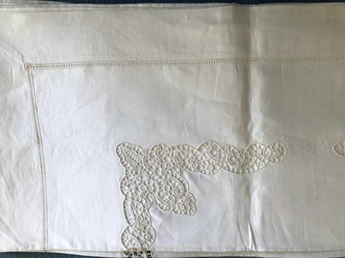 Lenzuola lino ricamate - lino,