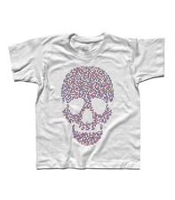 T-shirt bambino Skull Pixel