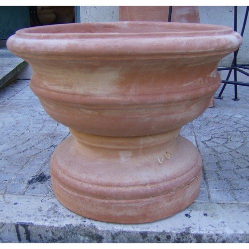 Vaso calice terracotta - a, in