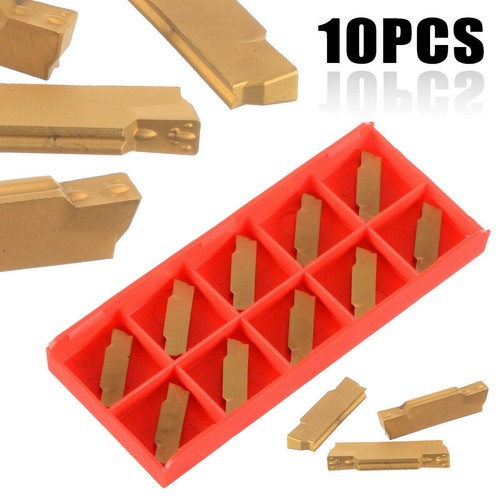 10pcs mgmn300 oro inserti - d'oro,