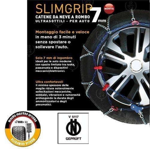 Catene neve cora - neve, slimgrip