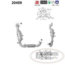 DFC Catalyst Ford Focus 1.0i