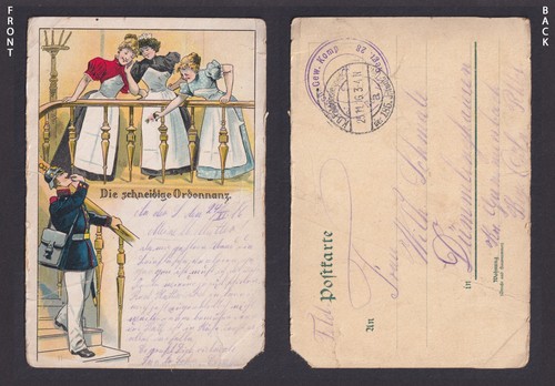 Cartolina epoca germania - germania, wwi